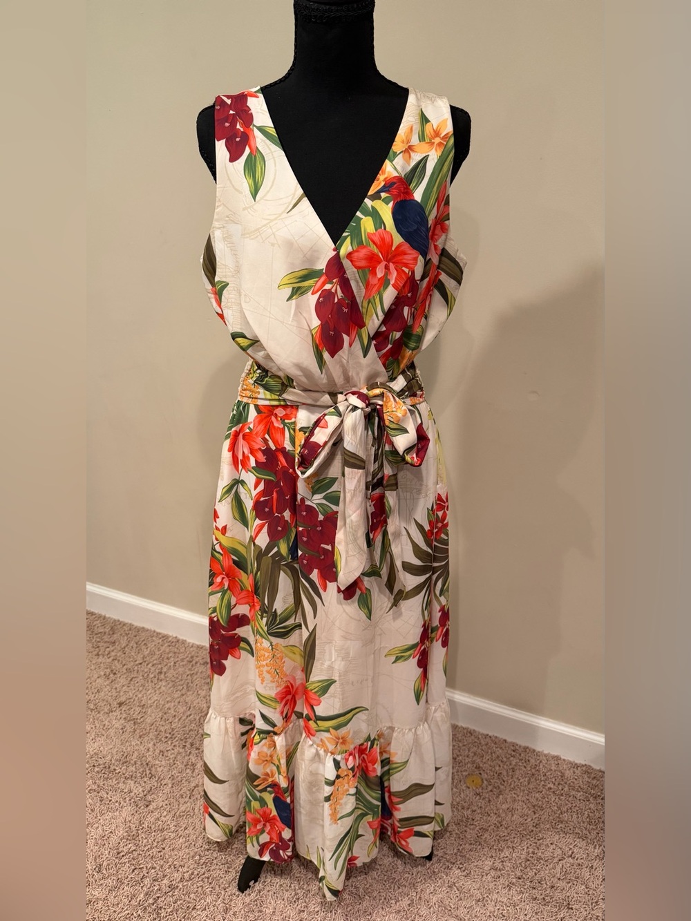 Tommy Bahama Villa Views Sleeveless Maxi Dress Size 12 NWT - Picture 2 of 7